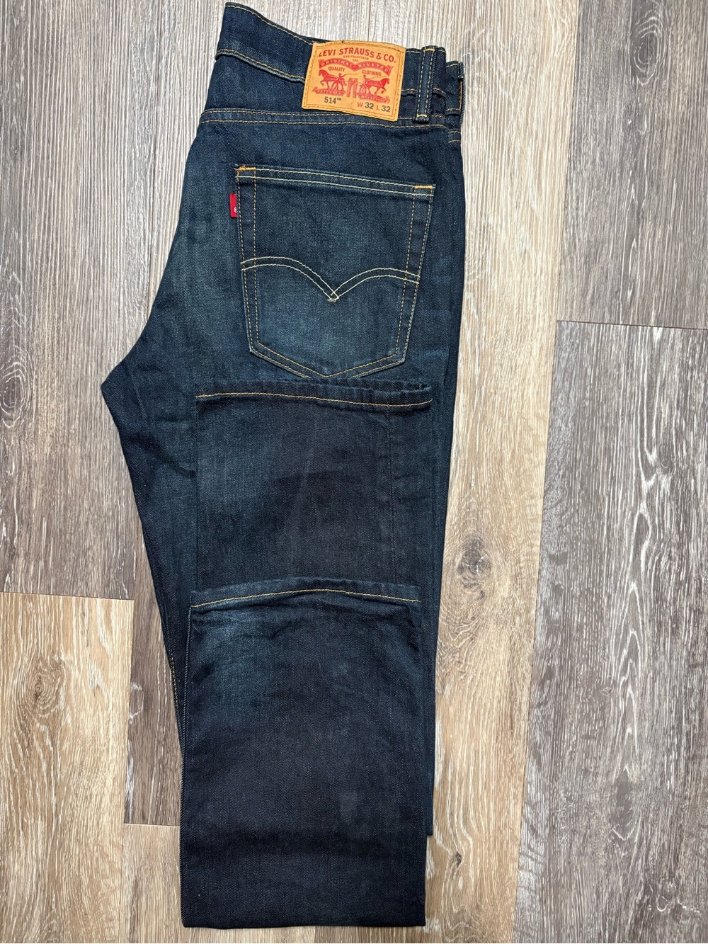 Levi's Men's Blue Slim Straight Jeans Casual Jeans; Everyday Wear; Vintage Denim